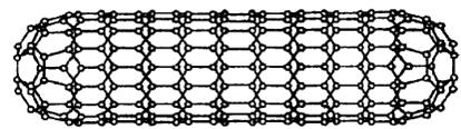 碳纳米管结构示意图