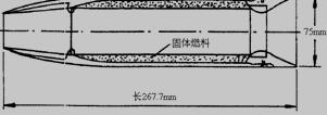 75mm固体燃料冲压旋转稳定弹