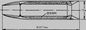 75mm固体燃料冲压旋转稳定弹