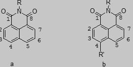 1,8-萘酰亚胺类化合物的改变