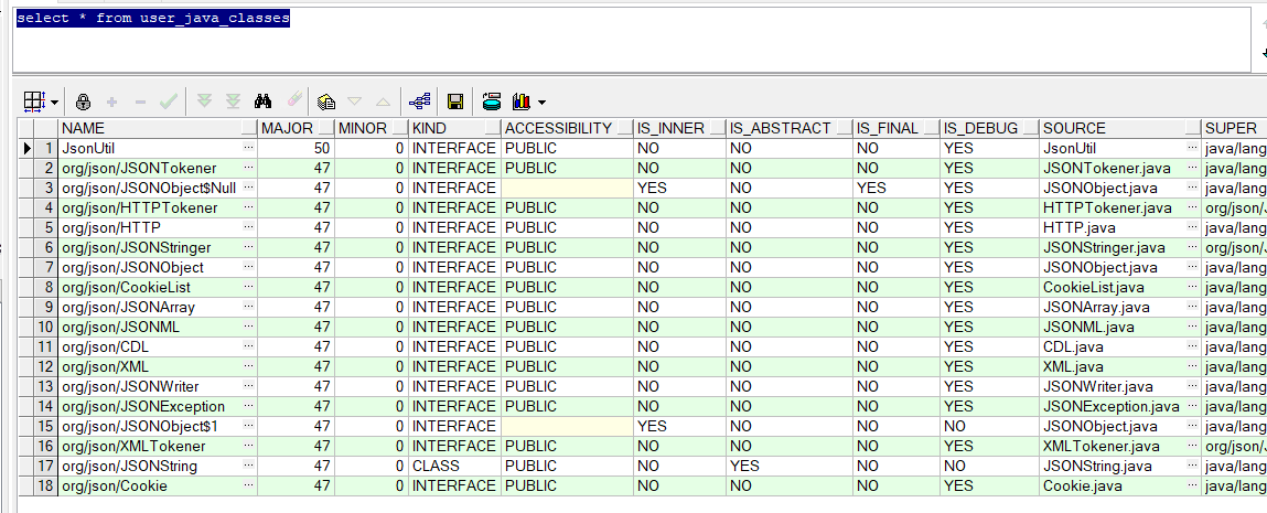 plsql的oracle解析json字符串函数